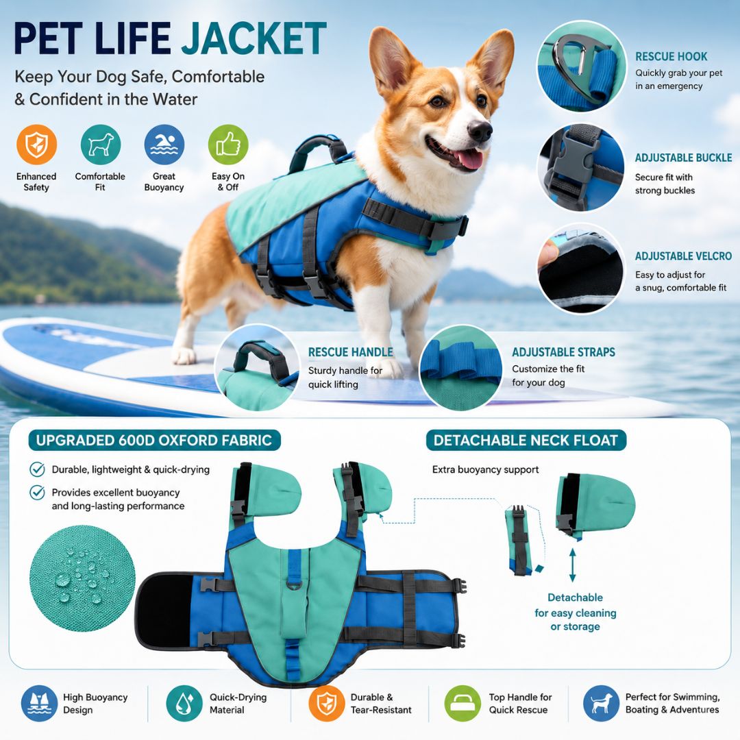 PawFloat™ Reflective Life Jacket