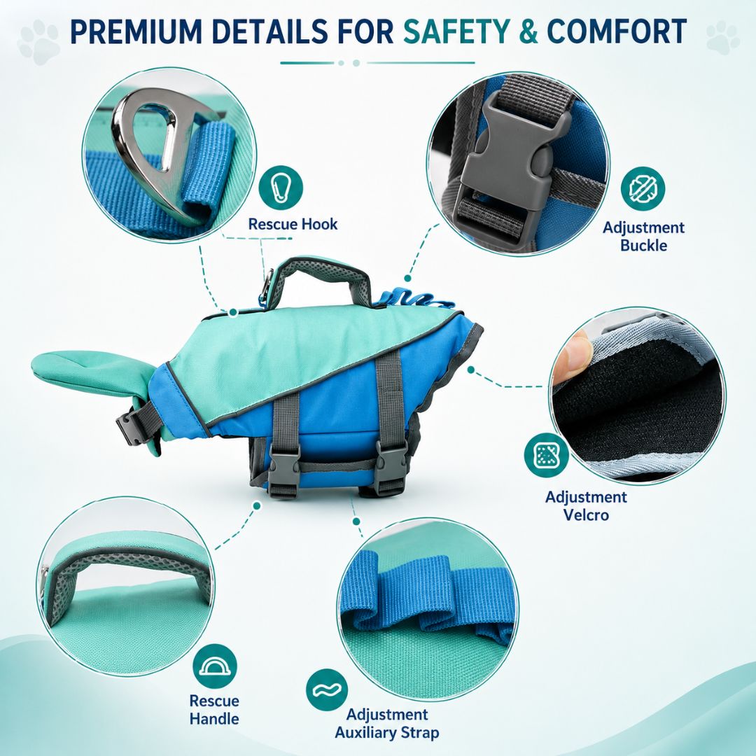 PawFloat™ Reflective Life Jacket